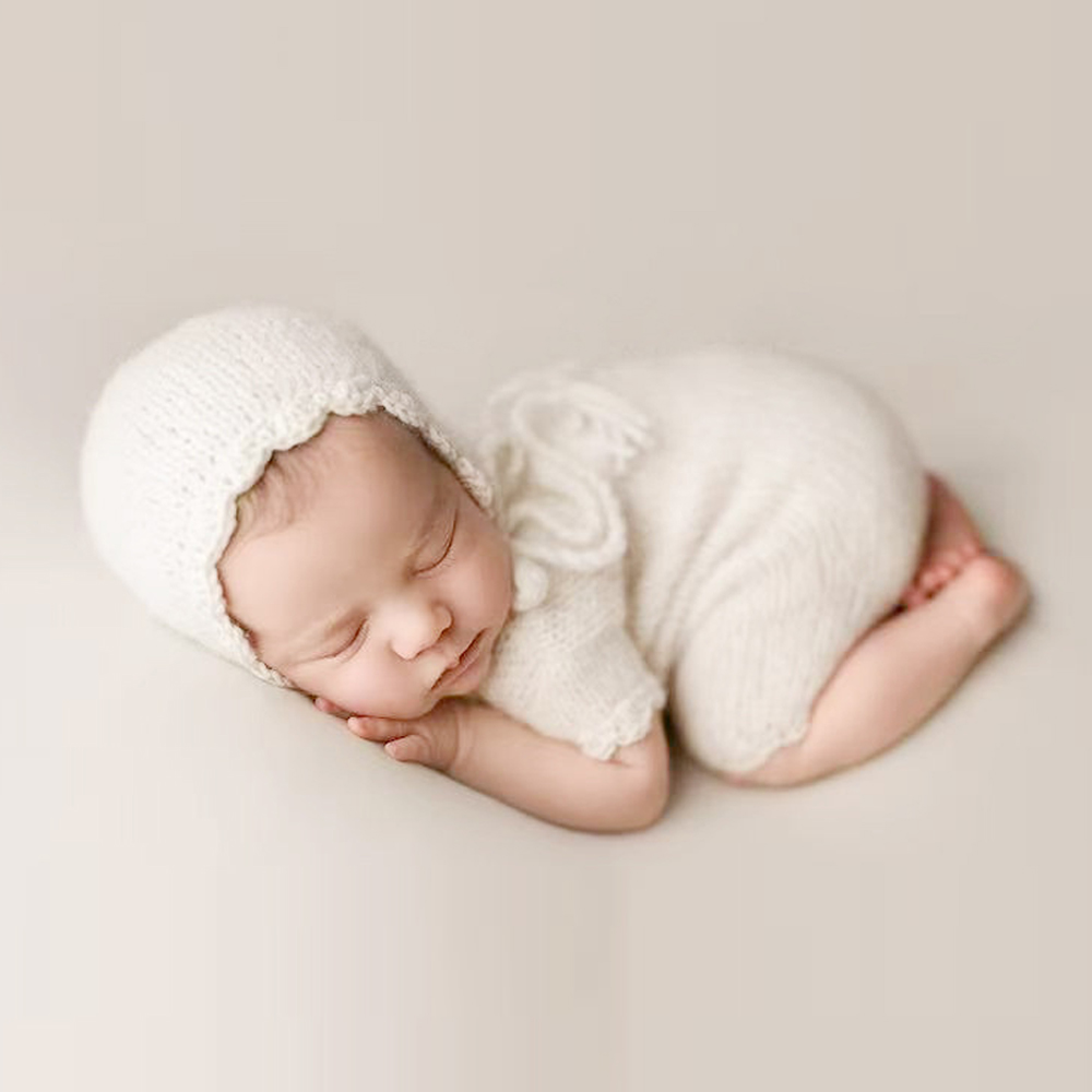 Baby Clothing 1 Year Old - Newborn Photography Props Baby Jumpsuit Hat