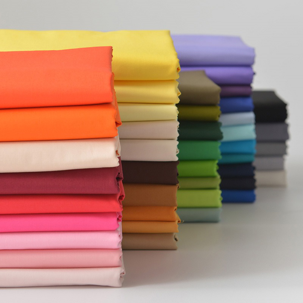 Baby Clothing Neutral - 140x50cm Poplin Cotton Fabric Pre-Shrunk Solid