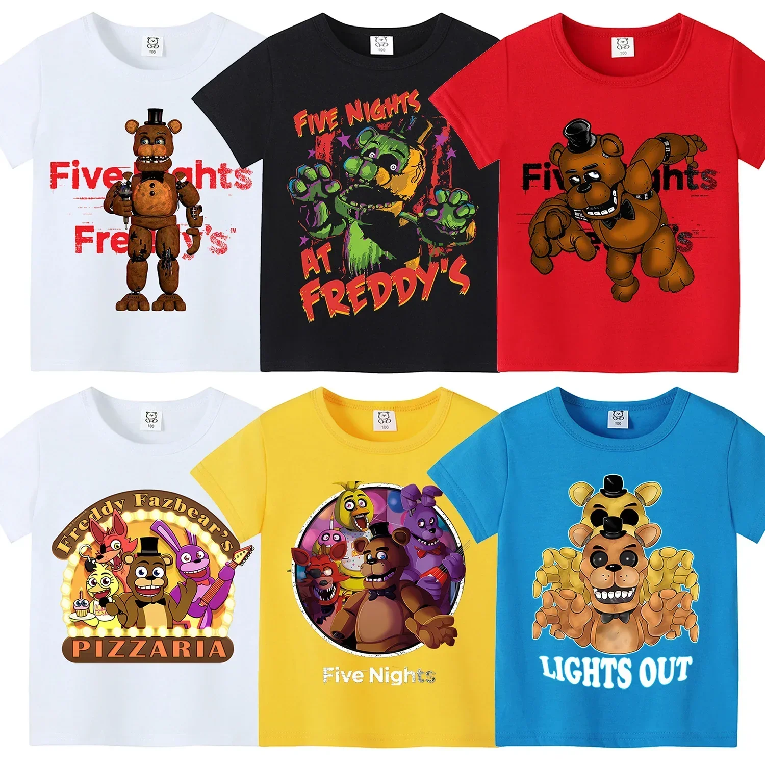 Baby Clothing 1 Year Old - Five Nights Freddys Theme Short Shirt