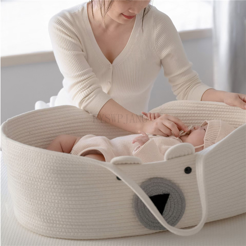 Baby Clothing For Bed - Nordic Style Large Baby Hand Basket