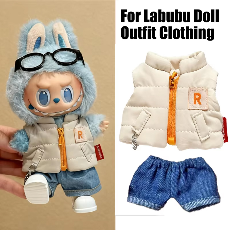 Baby Clothing Items - For 15 17cm Labubu Doll Solid