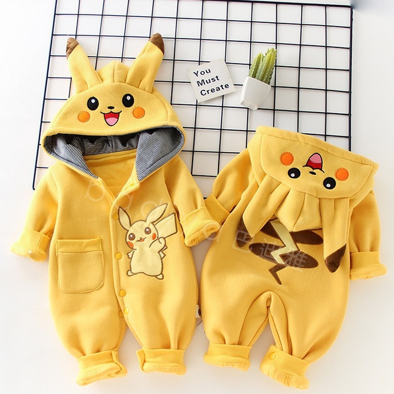 Baby Clothing 1 Year Old - Cartoon Pocket Monsters Baby Pyjamsa Newborn