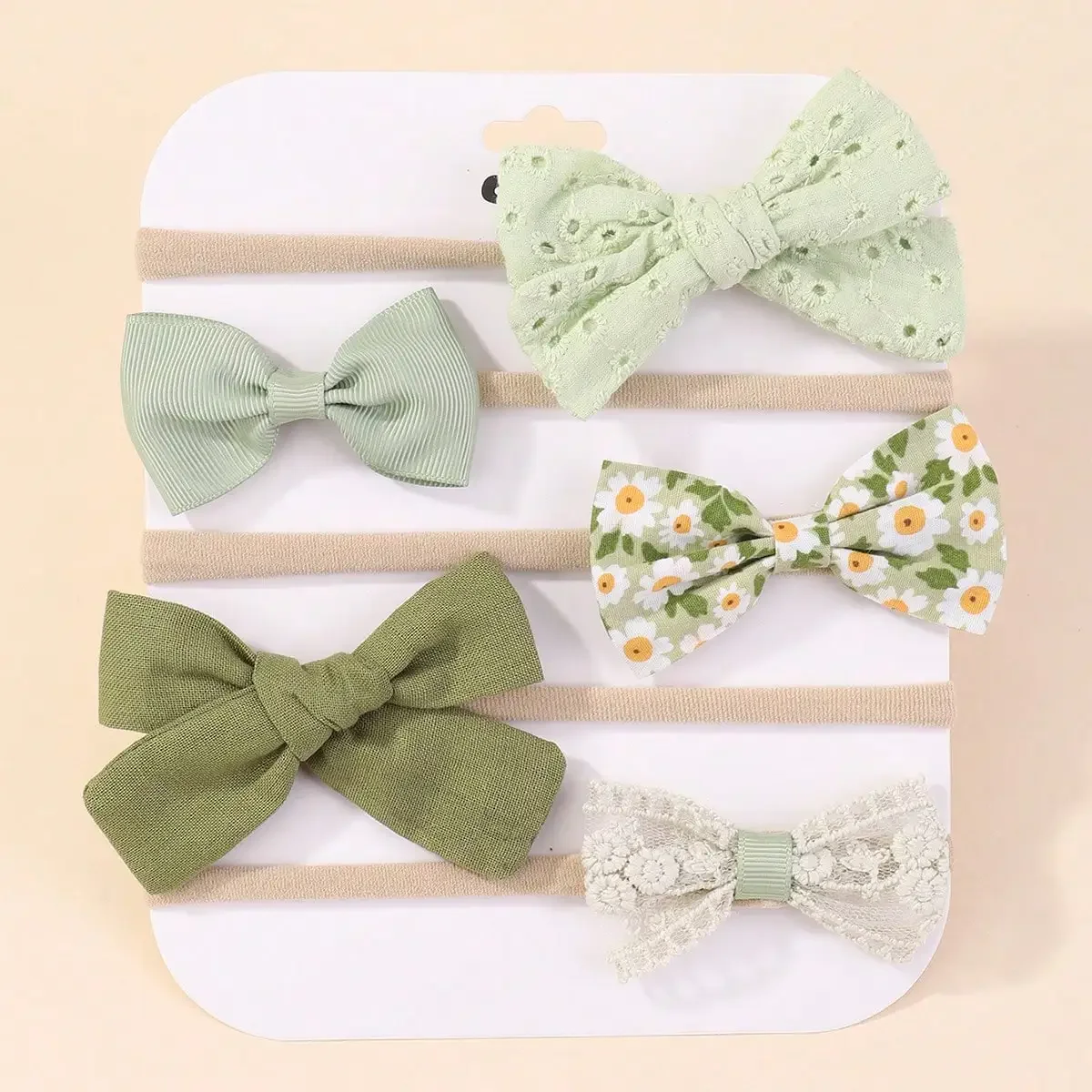 5Pcs/Set Baby Elastic Headband - огляд і ціна Newborn Gift Set