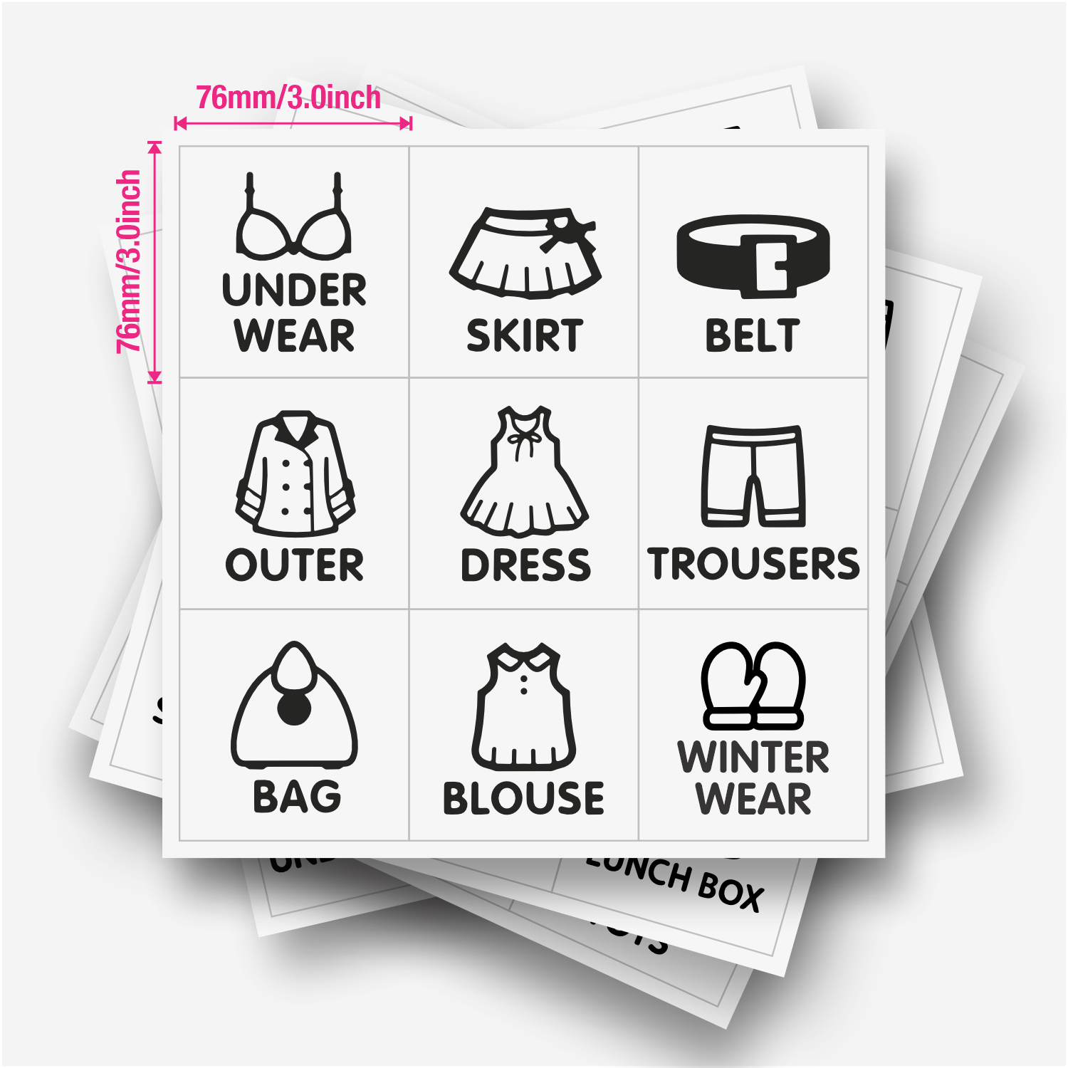 9 pcs/Sheet, Wardrobe Organize - огляд і ціна Baby Clothing 1 Year Old